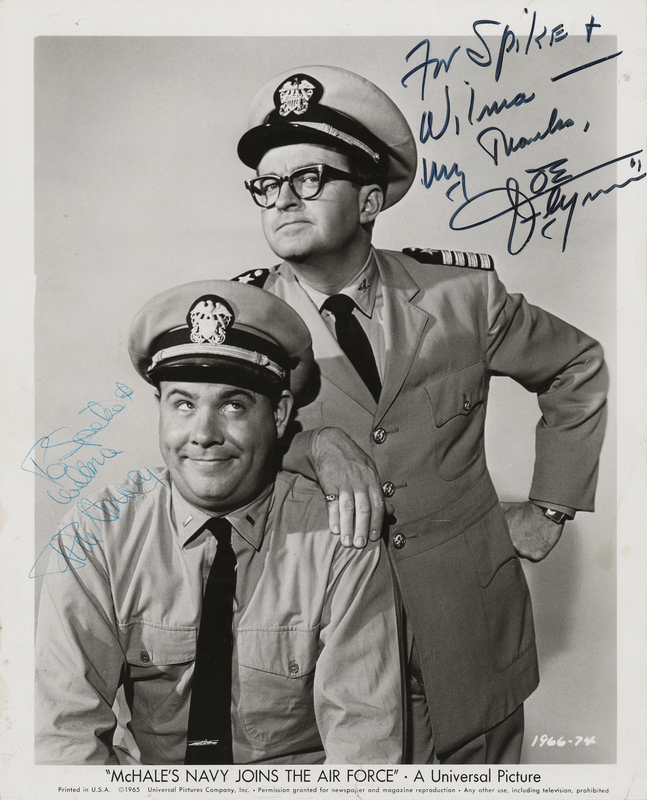 Lot 443 McHale's Navy: Flynn and Conway Signed Photograph