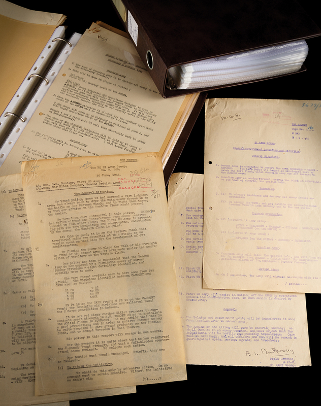 Lot 62 Field Marshal Bernard Law Montgomery's Top-Secret Battle Orders for the Liberation of Europe, May 1944-June 1945 - (28) Documents from the Papers of Major-General Miles Graham