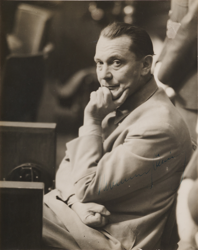 Lot 127 Nuremberg Trials: Hermann Goring Signed Photograph, Shown in the Prisoners' Dock at the International Military Tribunal