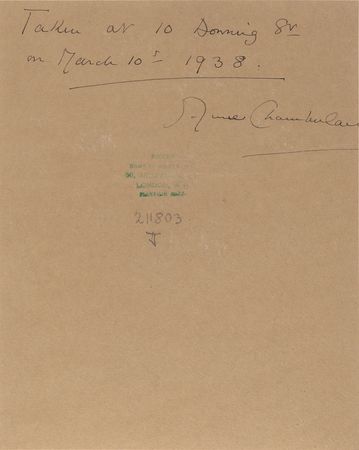 Lot #20 Neville and Anne Chamberlain (2) Signed Photographs - Image 3