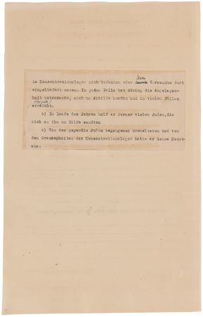 Lot #126 Nuremberg Trials: Hermann Goring Document Signed, Requesting His Secretary's Testimony: 
