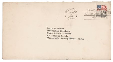 Lot #178 Jimmy Carter Typed Letter Signed to Pittsburgh Steelers HOFer Terry Bradshaw - Image 2