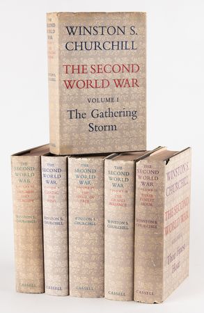 Lot #8 Winston Churchill: First Edition Set of The