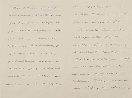 Lot #27 Charles de Gaulle Autograph Letter Signed on Europe's New Order: 