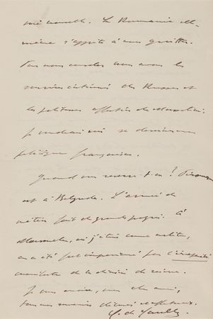 Lot #27 Charles de Gaulle Autograph Letter Signed on Europe's New Order: 