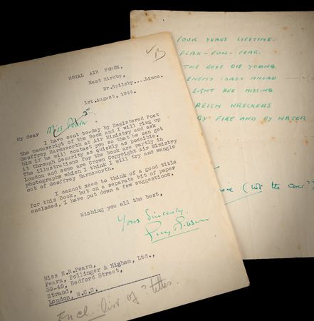Lot #42 Guy Gibson War-Dated Typed Letter Signed