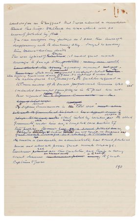 Lot #73 Brian Horrocks Handwritten Manuscript on Dwight D. Eisenhower - Image 5