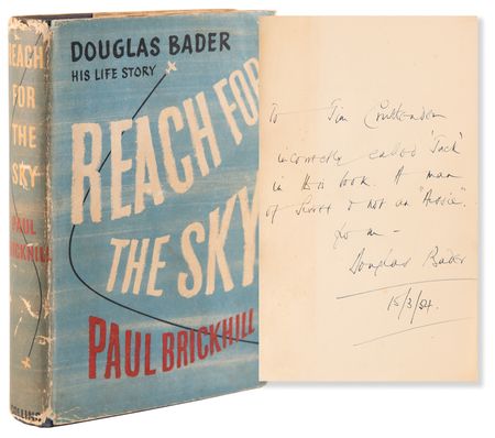 Lot #43 Douglas Bader Signed Book - Reach for the