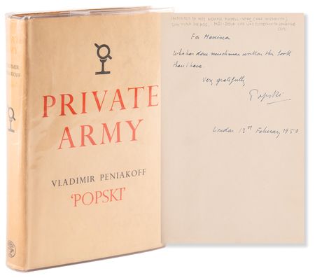 Lot #40 Vladimir Peniakoff Signed Book - Private