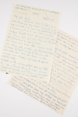 Lot #107 Aileen Chadwick War-Dated Autograph