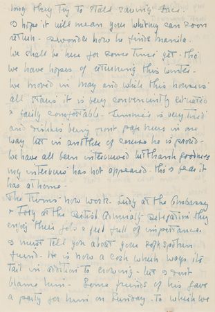 Lot #107 Aileen Chadwick War-Dated Autograph Letter Signed Five Days After Nagasaki - 