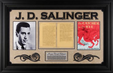 Lot #375 J. D. Salinger Typed Letter Signed on Aging, Identity, and Politics: 