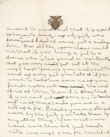 Lot #65 George S. Patton Early Autograph Letter Signed on West Point Life and Studies - 