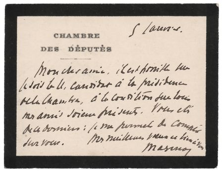 Lot #23 Andre Maginot Autograph Letter Signed - I