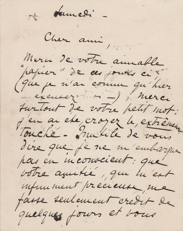 Lot #275 Roland Garros Autograph Letter Signed