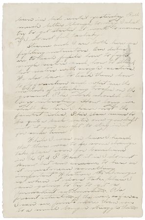 Lot #264 Roy Brown Autograph Letter Signed on the War - 