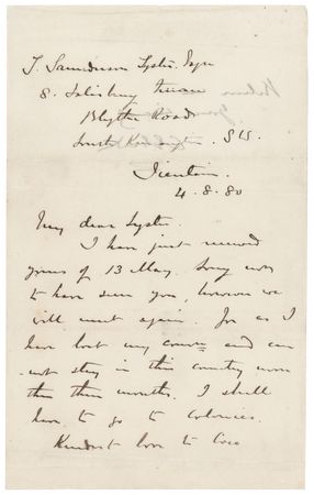 Lot #273 Charles 'Chinese' Gordon Autograph Letter Signed from China - Image 1