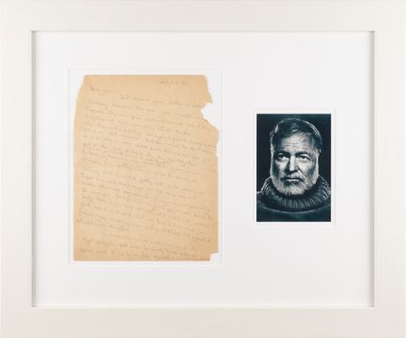 Lot #369 Ernest Hemingway Autograph Letter Signed, Teasing a Friend and Critic: 