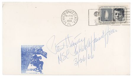 Lot #283 Paul Haney Signed Gemini 8 Launch Day