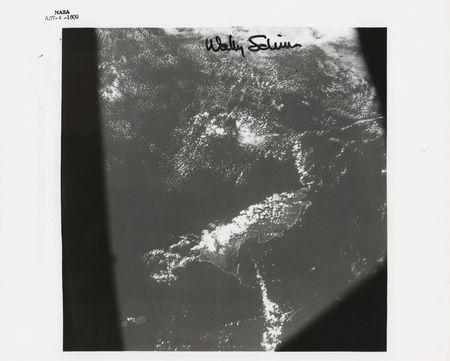 Lot #307 Wally Schirra Signed Photograph