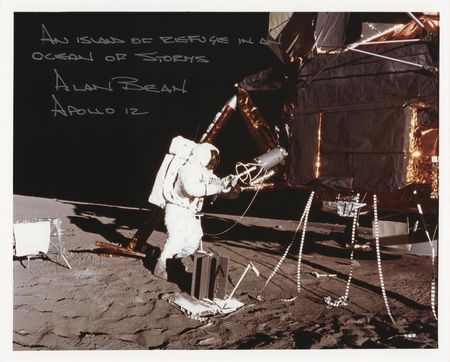 Lot #319 Alan Bean Signed Photograph