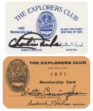 Lot #280 Walt Cunningham and Charlie Duke Signed