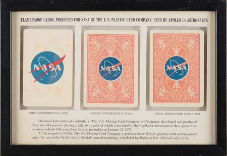 Lot #322 Apollo 14 Flame Proof Cards - Image 2