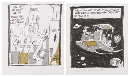 Lot #337 Joe Martin (2) Original Comic Strips