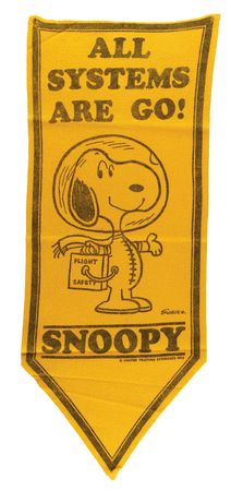 Lot #301 Apollo-Era Snoopy 'All Systems Are Go!'