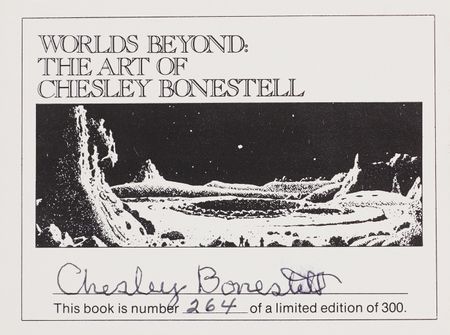 Lot #336 Chesley Bonestell Signed Book- Worlds Beyond (Ltd. Ed. #264/300) - Image 2