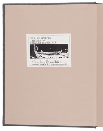 Lot #336 Chesley Bonestell Signed Book- Worlds Beyond (Ltd. Ed. #264/300) - Image 4