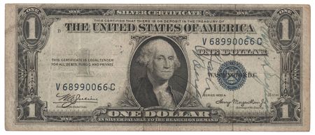 Lot #408 Ingrid Bergman and Jack Benny Signed $1