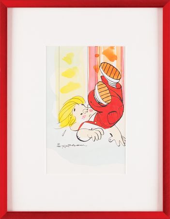 Lot #354 Hank Ketchum Original Artwork of Dennis
