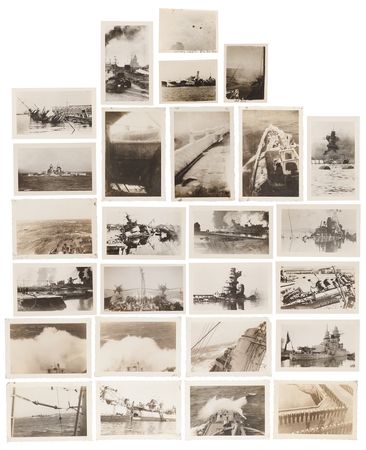 Lot #141 World War II U.S. Navy Destroyer Collection with John Steinbeck Typescript and (26) Period Photographs - Image 5