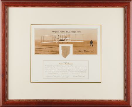 Lot #278 Wright Brothers: 1903 Wright Flyer Kitty