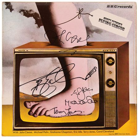 Lot #447 Monty Python Signed Album - The Worst of
