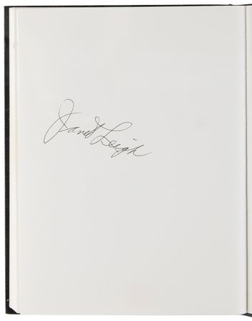 Lot #403 Actors and Actresses (100+) Autograph Book, with Lauren Bacall, Janet Leigh, and Andrew Lloyd Webber - Image 3