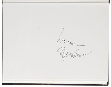 Lot #403 Actors and Actresses (100+) Autograph Book, with Lauren Bacall, Janet Leigh, and Andrew Lloyd Webber - Image 4
