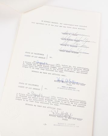 Lot #398 Steve McQueen Los Angeles Property Escrow