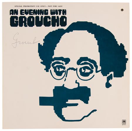 Lot #440 Groucho Marx Signed Album - An Evening