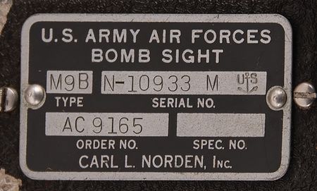 Lot #50 U.S. Army Air Forces Norden M-9B Bombsight with W.L. Maxson Type X-1 Reflex Sight - Image 4