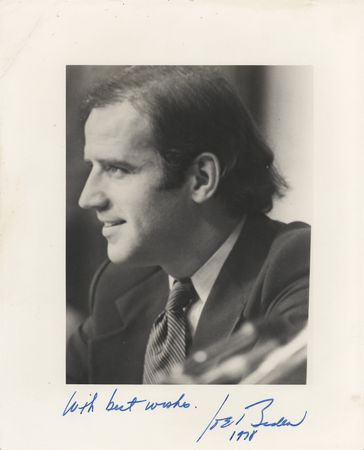 Lot #198 Joe Biden Signed Photograph