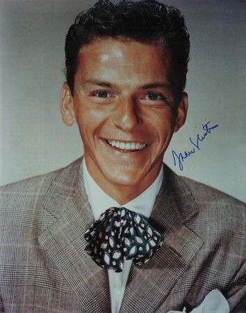 Lot #401 Frank Sinatra Signed Oversized Photograph