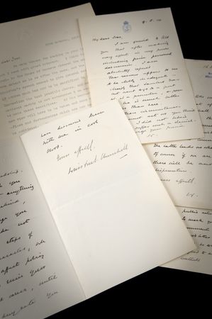 Lot #3 Winston Churchill (5) “Secret” Autograph