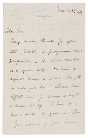 Lot #3 Winston Churchill (5) “Secret” Autograph and Typed Letters Signed, Offering Candid Political Advice to His First Cousin, with (9) Related Letters from Randolph Churchill, Alfonso XIII, and George V - Image 10