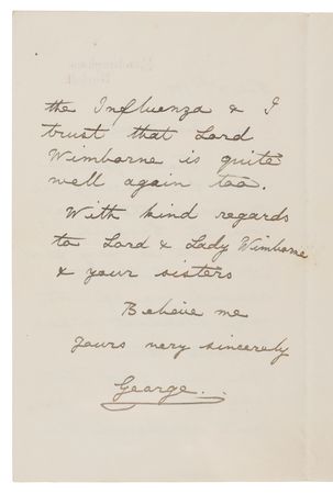 Lot #3 Winston Churchill (5) “Secret” Autograph and Typed Letters Signed, Offering Candid Political Advice to His First Cousin, with (9) Related Letters from Randolph Churchill, Alfonso XIII, and George V - Image 15