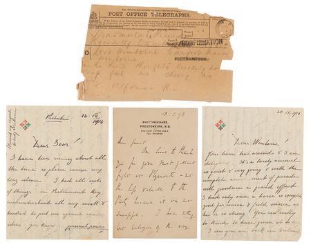 Lot #3 Winston Churchill (5) “Secret” Autograph and Typed Letters Signed, Offering Candid Political Advice to His First Cousin, with (9) Related Letters from Randolph Churchill, Alfonso XIII, and George V - Image 16
