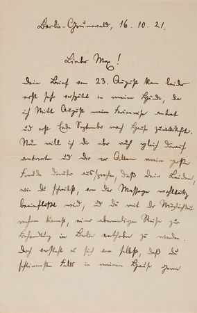 Lot #247 Max Planck (3) Autograph Letters Signed to Family Members from “Onkel Max” - Image 2