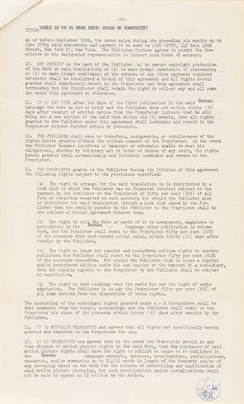 Lot #224 Martin Luther King, Jr. Document Signed for a German Translation of Where Do We Go from Here - Image 3