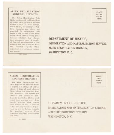 Lot #396 Jascha Heifetz (3) War-Dated Typed Letters Signed and Refugee Visa Archive Assisting Grigory Gluckmann’s Escape from Occupied France - Image 7